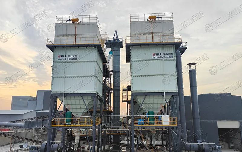 新項(xiàng)目投產(chǎn)！浙江寧波水洗改干法項(xiàng)目制砂樓調(diào)試出砂